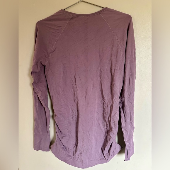 Athleta Women's Medium Long Sleeve Athletic Workout Fitness Stretch Shirt - Picture 2 of 3